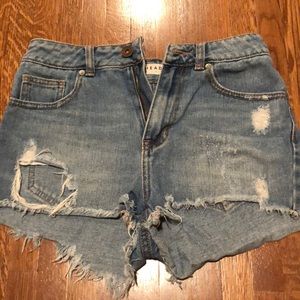 Mom short denim